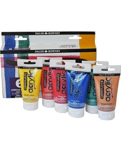DALER ROWNEY Akrilna boja Graduate set 6x75ml 123900016 - 111818