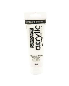 DALER ROWNEY Boja akrilna 120ml bela 123120011 graduate