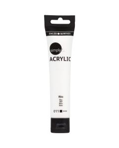 DALER ROWNEY Boja akrilna 75ml bela 126975011 simply