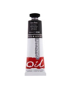 DALER ROWNEY Boja uljana 38ml ivory black 117038034 graduate - 82037