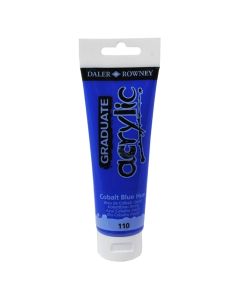 DALER ROWNEY Boja akrilna 120ml plava cobalt 123120110 graduate - 82105