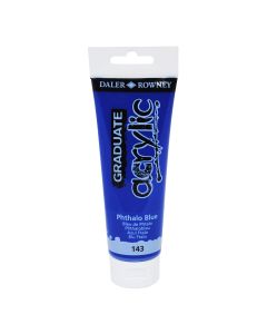 DALER ROWNEY Boja akrilna 120ml phthalo blue 123120143 graduate - 82109