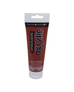 DALER ROWNEY Boja akrilna 120ml burnt sienna 123120201 graduate - 82111