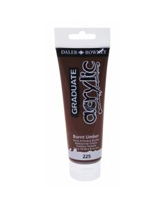 DALER ROWNEY Boja akrilna 120ml burnt umber 123120225 graduate - 82112