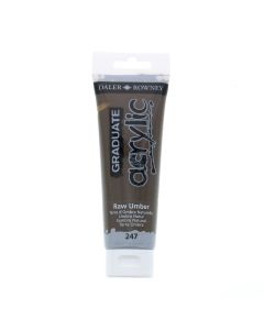 DALER ROWNEY Boja akrilna 120ml raw umber 123120247 graduate