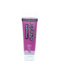 DALER ROWNEY Boja akrilna 120ml purple 123120433 graduate - 82125