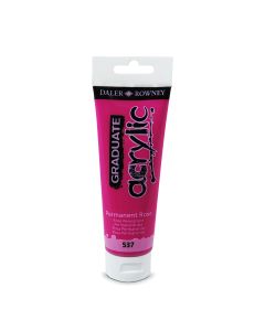 DALER ROWNEY Boja akrilna 120ml rose permanent 123120537 graduate - 82129