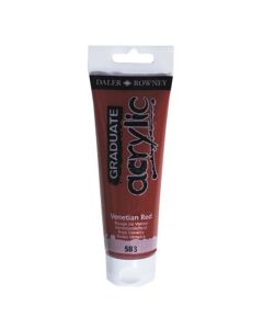 DALER ROWNEY Boja akrilna 120ml crvena venetian 123120583 graduate - 82132