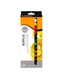DALER ROWNEY Boja akrilna 12/1 set 12x12ml 126500012 simply - 82158