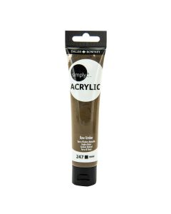 DALER ROWNEY Boja akrilna 75ml raw umber 126975247 simply - 82163
