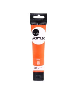 DALER ROWNEY Boja akrilna 75ml orange 126975660 simply - 82170