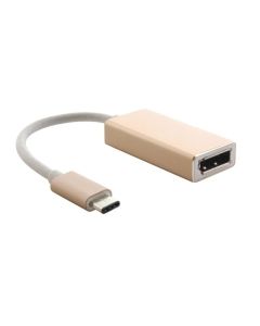 E-GREEN Adapter USB 3.1 tip C (M) - Display Port (F) metalni
