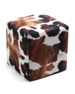 ATELIER DEL SOFA Tabure Milky, braon/bela