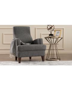 ATELIER DEL SOFA Fotelja Kana Bergere, tamnosiva - 825BLC1365