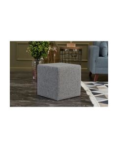 ATELIER DEL SOFA Tabure Kare Puf, siva