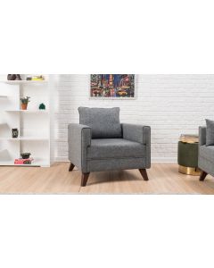 ATELIER DEL SOFA Fotelja Bella Armchair, siva - 825BLC1497