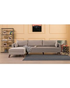 ATELIER DEL SOFA Ugaona garnitura Bella, leva, krem