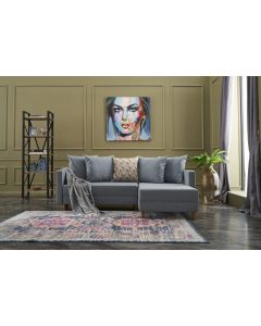 ATELIER DEL SOFA Ugaona garnitura Aydam, desna, plava