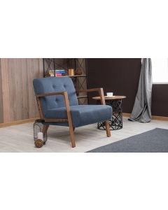 ATELIER DEL SOFA Fotelja Kemer, plava - 825BLC2319