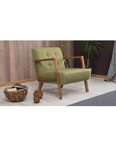 ATELIER DEL SOFA Fotelja Kemer, zelena