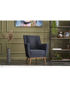 ATELIER DEL SOFA Fotelja Gonca, antracit - 825BLC2344