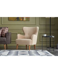 ATELIER DEL SOFA Fotelja Karina, krem