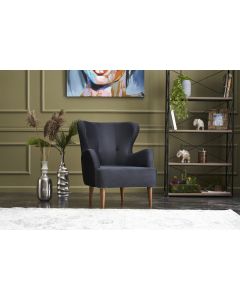 ATELIER DEL SOFA Fotelja Karina, antracit