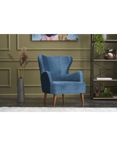 ATELIER DEL SOFA Fotelja Karina, plava