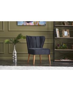 ATELIER DEL SOFA Fotelja Layla, antracit