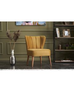 ATELIER DEL SOFA Fotelja Layla, zlatna