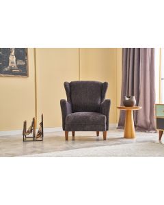 ATELIER DEL SOFA Fotelja Lola Prestij, antracit