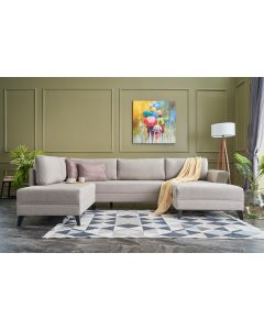 ATELIER DEL SOFA Ugaona garnitura Eris, krem