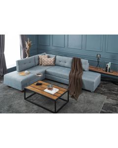 ATELIER DEL SOFA Ugaona garnitura Manama, leva, svetloplava - 825BLC2542