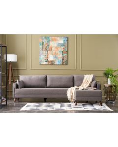 ATELIER DEL SOFA Ugaona garnitura Bella, desna, braon