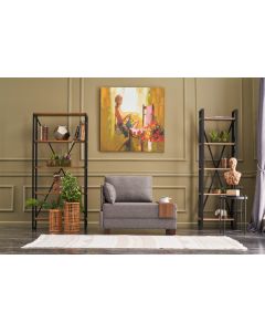 ATELIER DEL SOFA Ugaona sofa Fly, leva, braon - 825BLC2660