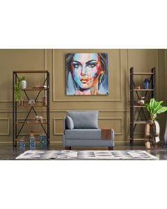 ATELIER DEL SOFA Ugaona sofa Fly, leva, svetloplava - 825BLC2664