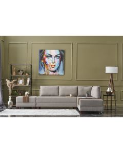 ATELIER DEL SOFA Ugaona garnitura Fly, desna, krem