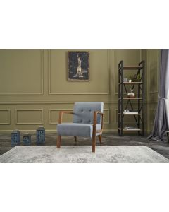 ATELIER DEL SOFA Fotelja Kemer, svetloplava - 825BLC2706
