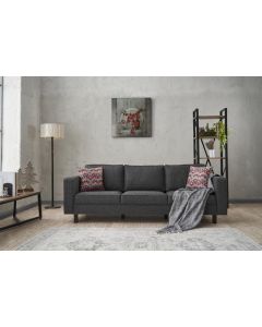 ATELIER DEL SOFA Trosed Kale Linen, antracit