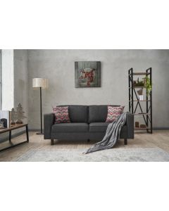 ATELIER DEL SOFA Dvosed Kale Linen, antracit