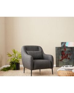 ATELIER DEL SOFA Fotelja Venus, antracit