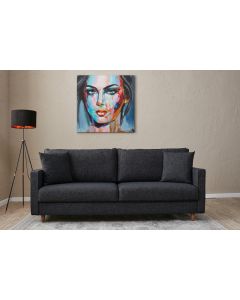 ATELIER DEL SOFA Trosed Eva, antracit