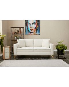 ATELIER DEL SOFA Dvosed Berlin, krem/zlatna