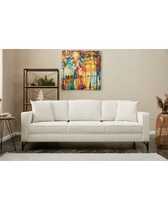 ATELIER DEL SOFA Trosed Berlin, krem/crna