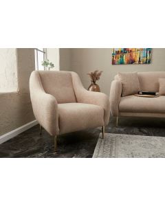 ATELIER DEL SOFA Fotelja Simena, bež - 825BLC2827