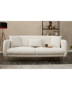 ATELIER DEL SOFA Sofa trosed Simena, krem - 825BLC2837