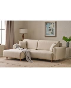ATELIER DEL SOFA Ugaona garnitura Mane, leva, krem