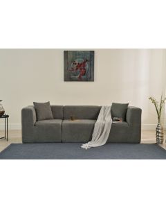 ATELIER DEL SOFA Trosed Raks, siva