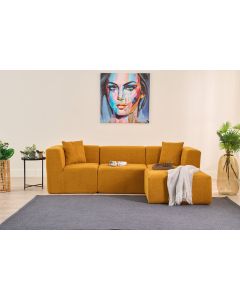 ATELIER DEL SOFA Ugaona garnitura Raks, narandžasta