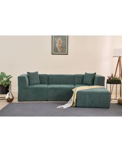 ATELIER DEL SOFA Ugaona garnitura Raks, zelena